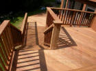 Ipe with white ipe rails